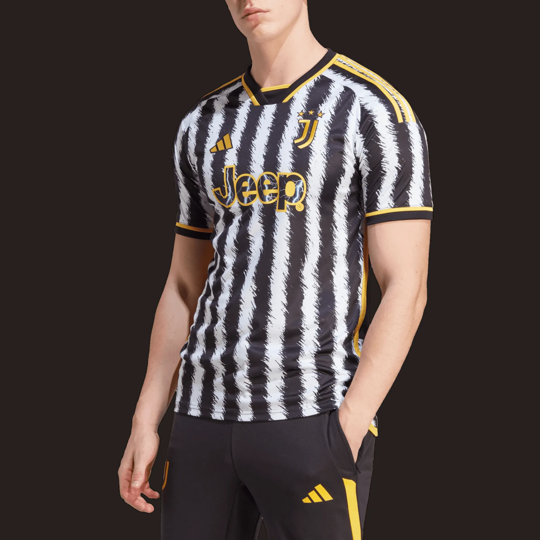 Juventus Home Jersey 23/24, Fotbollsdrakt, Herr