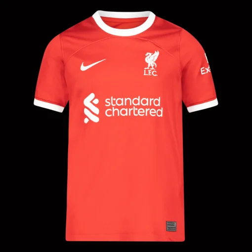 Liverpool Dri-Fit Stadium Jersey Short Sleeve Home 23/24, Fotbollstroja, Junior