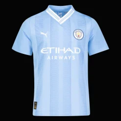 Manchester City Home Jersey Replica 23/24, Fotbollsdrakt, Junior