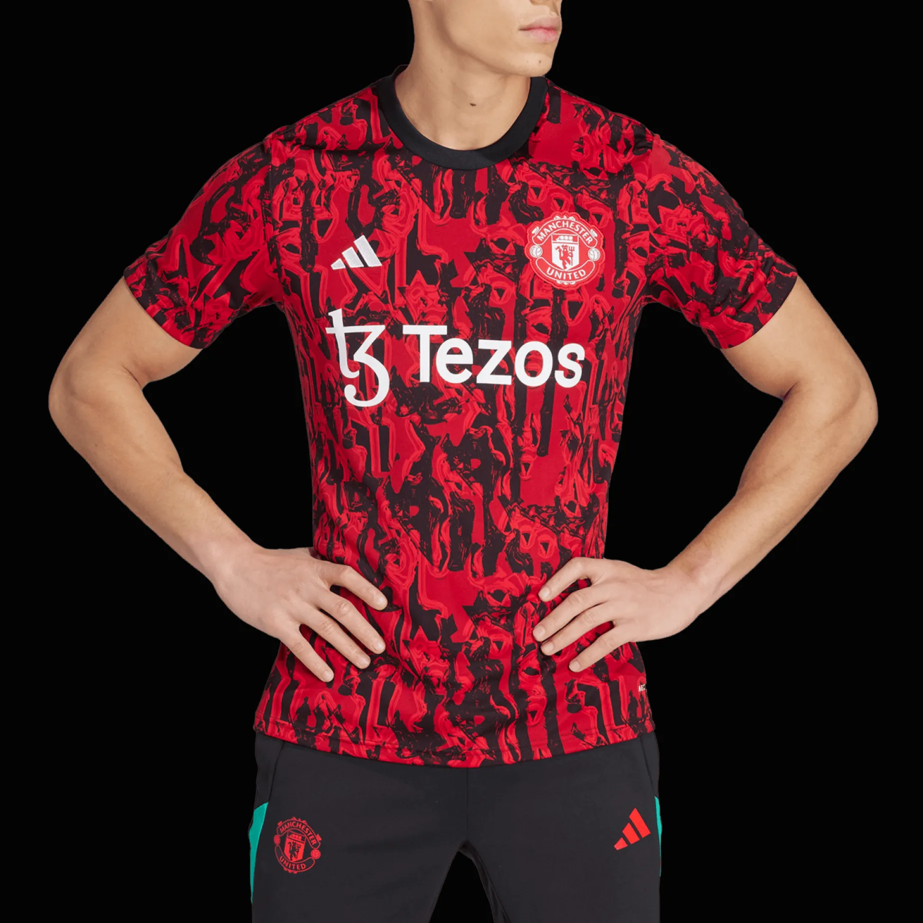 Manchester United Pre-Match Jersey 2023/24, Fotbollstroja, Herr
