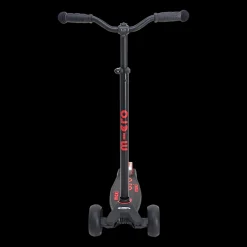 Micromaxi Deluxe Pro Black/Red 3 Scooter, Sparkcykel Barn