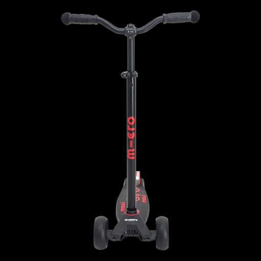 Micromaxi Deluxe Pro Black/Red 3 Scooter, Sparkcykel Barn
