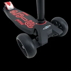 Micromaxi Deluxe Pro Black/Red 3 Scooter, Sparkcykel Barn