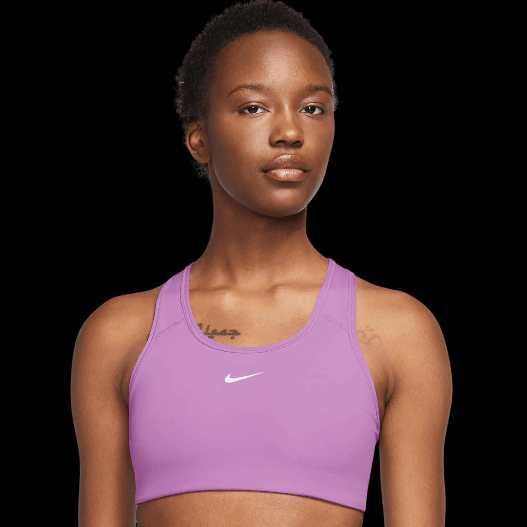 Nike Dri-Fit Swoosh 1 Piece Pad Bra, Sport-Bh Dam
