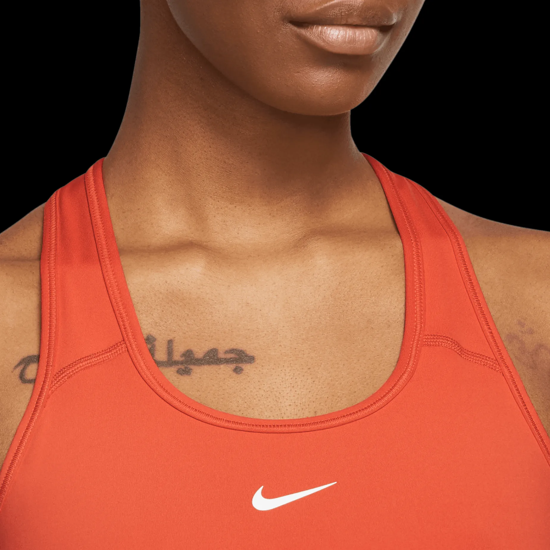 Nike Dri-Fit Swoosh 1 Piece Pad Bra, Sport-Bh Dam