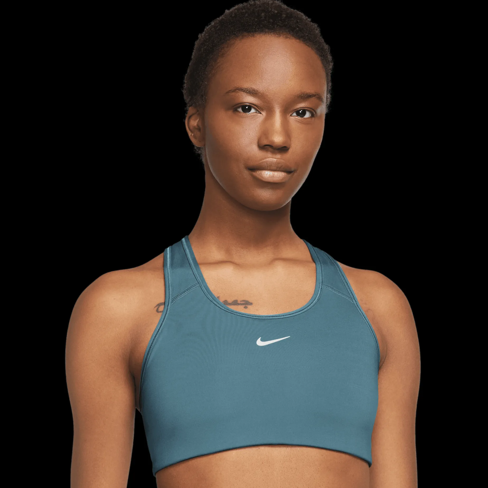 Nike Dri-Fit Swoosh 1 Piece Pad Bra, Sport-Bh Dam