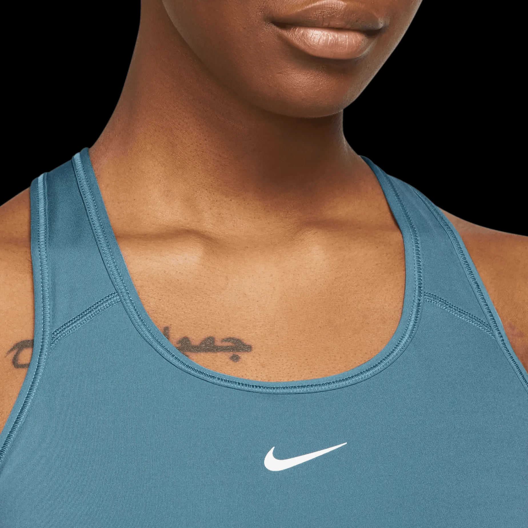 Nike Dri-Fit Swoosh 1 Piece Pad Bra, Sport-Bh Dam