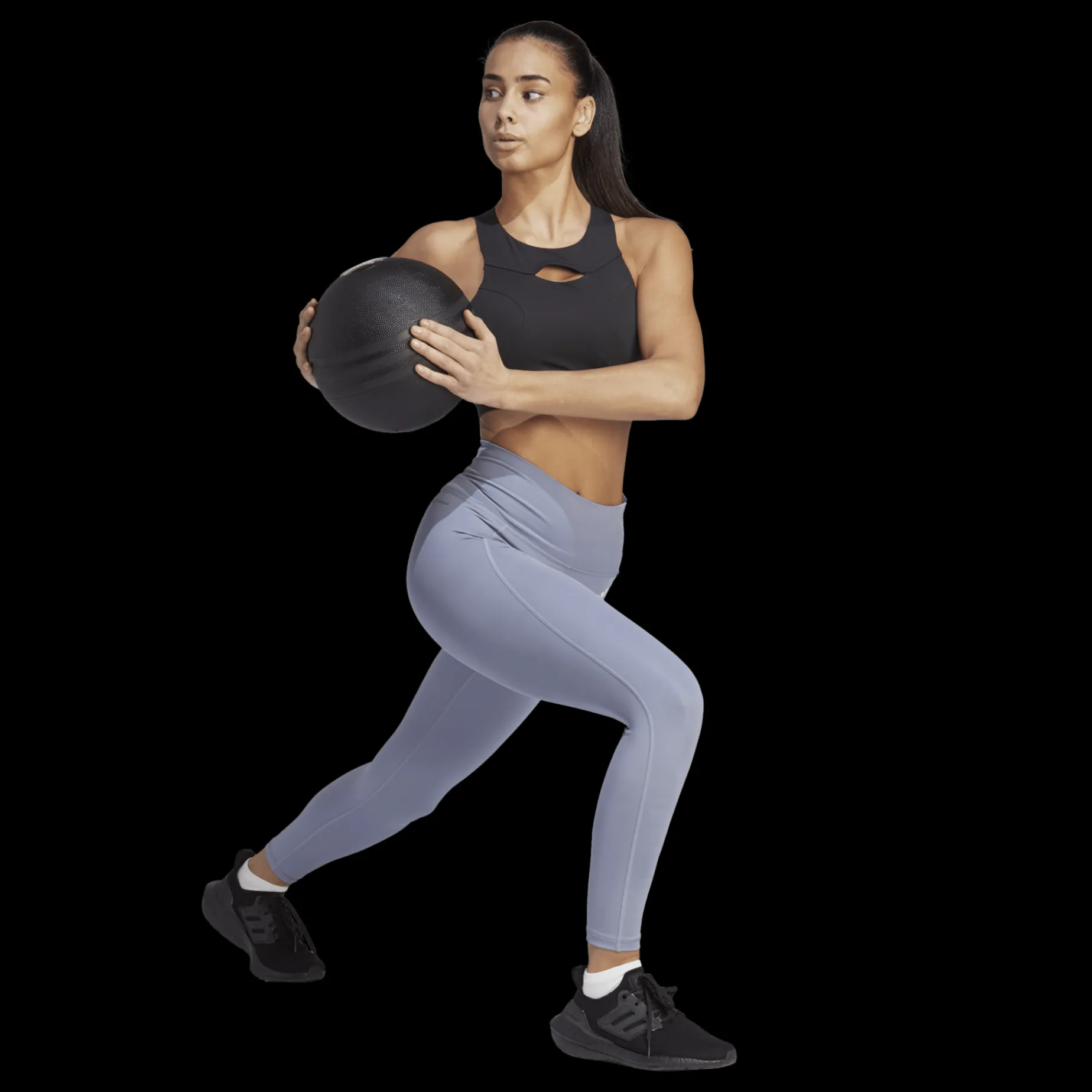 Optime Stash Pocket High-Waisted 7/8 Tights, Traningstights Dam