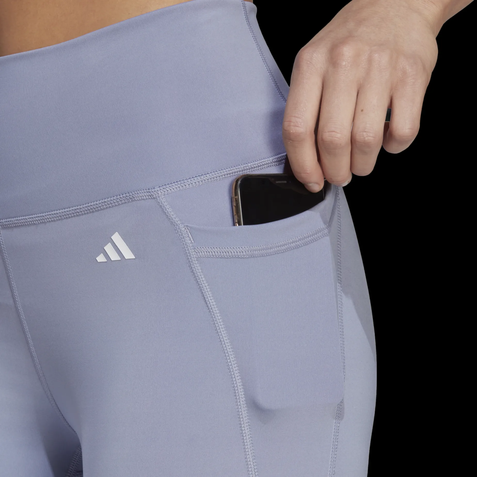 Optime Stash Pocket High-Waisted 7/8 Tights, Traningstights Dam