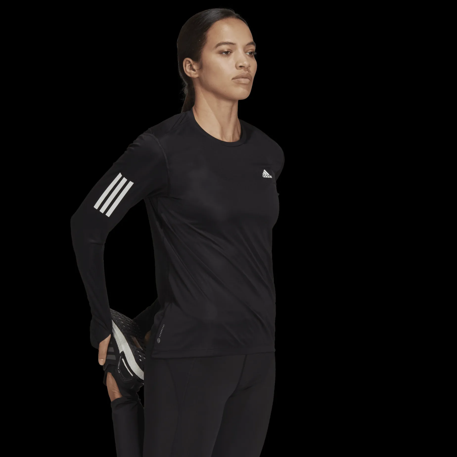 Own The Run Long Sleeve, Traningstroja Dam