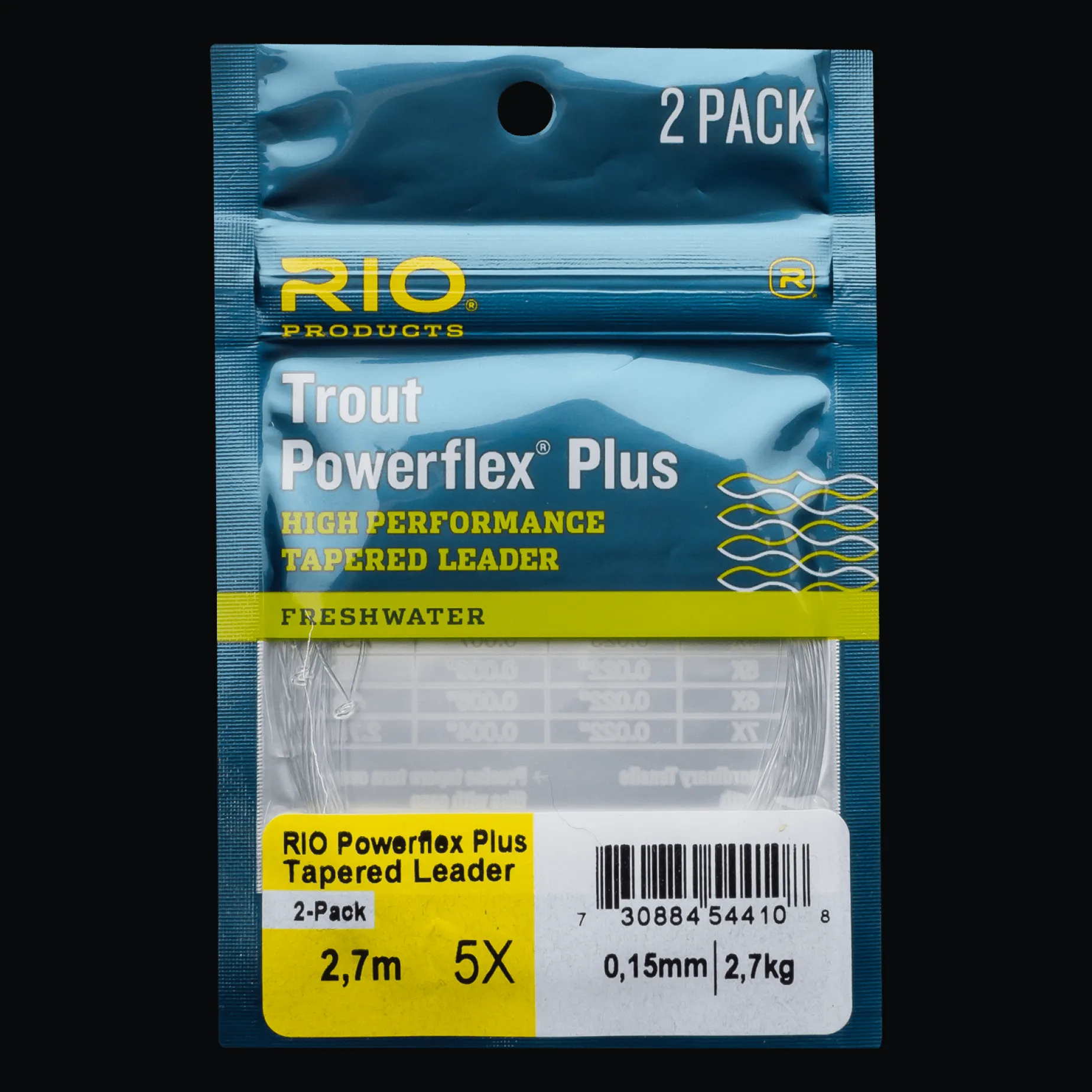 Powerflexplus Leader 9Ft 5X 0.15Mm / 2.7Kg, Tafs