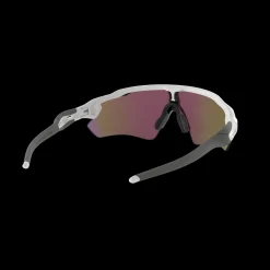 Radar Ev Path Pol Wht W/ Prizm Sapphire, Skid-/Cykelglasogon, Unisex