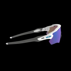 Radar Ev Path Pol Wht W/ Prizm Sapphire, Skid-/Cykelglasogon, Unisex