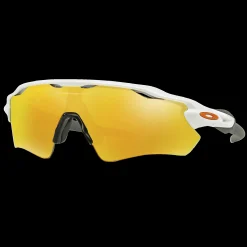 Radar Ev Path Polished White W/Fire Iridium, Multisportglasogon