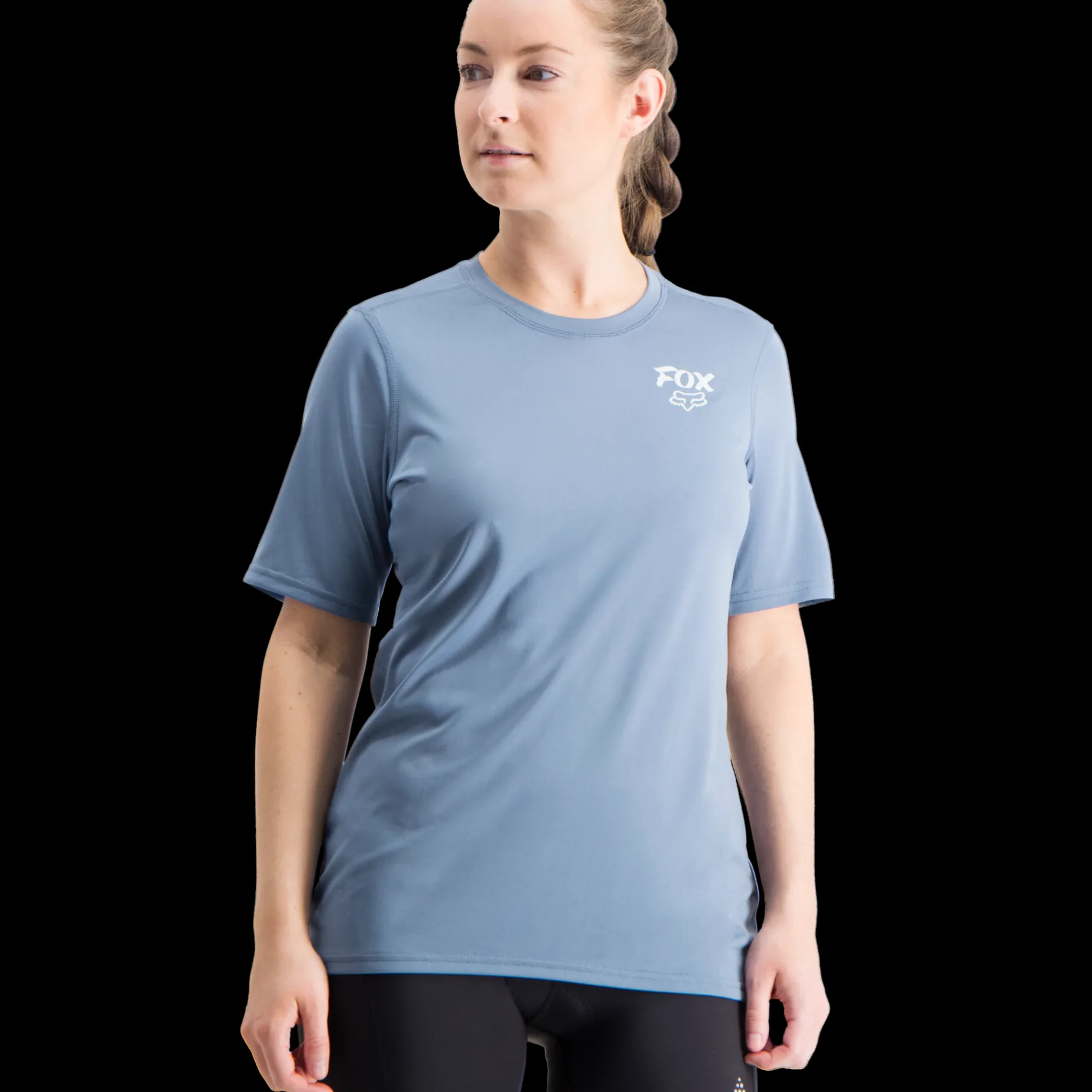 Ranger Short Sleeve Fox Logo Jersey, Cykeltroja Dam