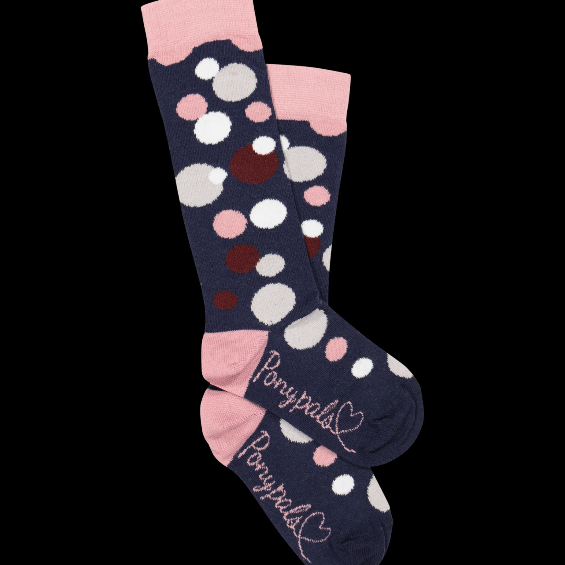 Ridstrumpa Dots Marin, Strumpor