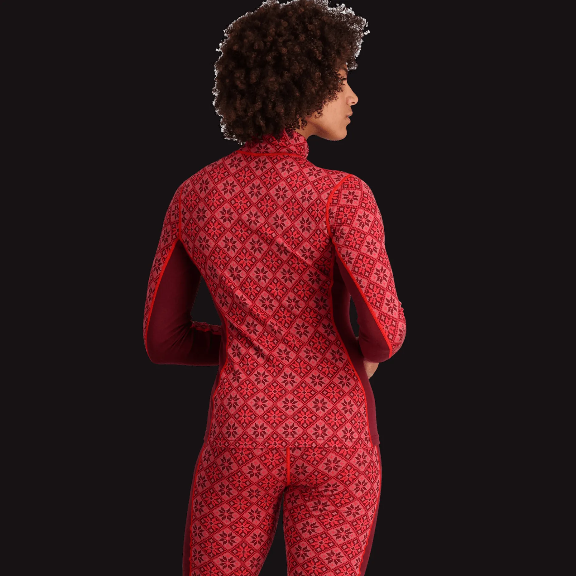 Rose Half Zip, Ulltroja, Dam