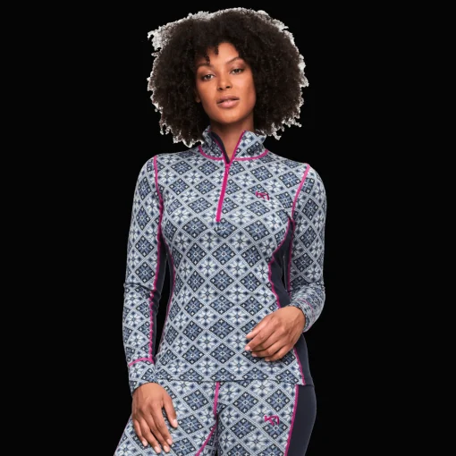 Rose Half Zip, Ulltroja, Dam