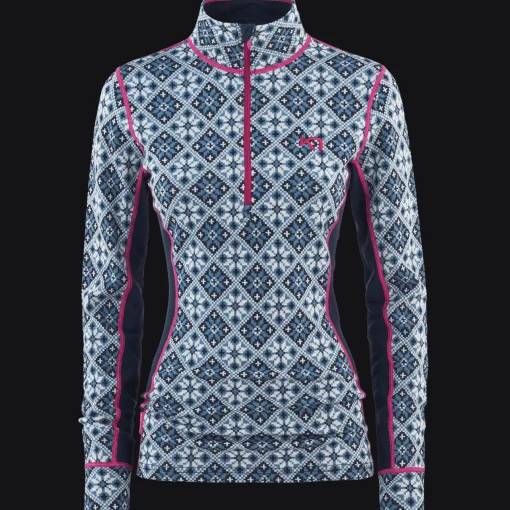 Rose Half Zip, Ulltroja, Dam