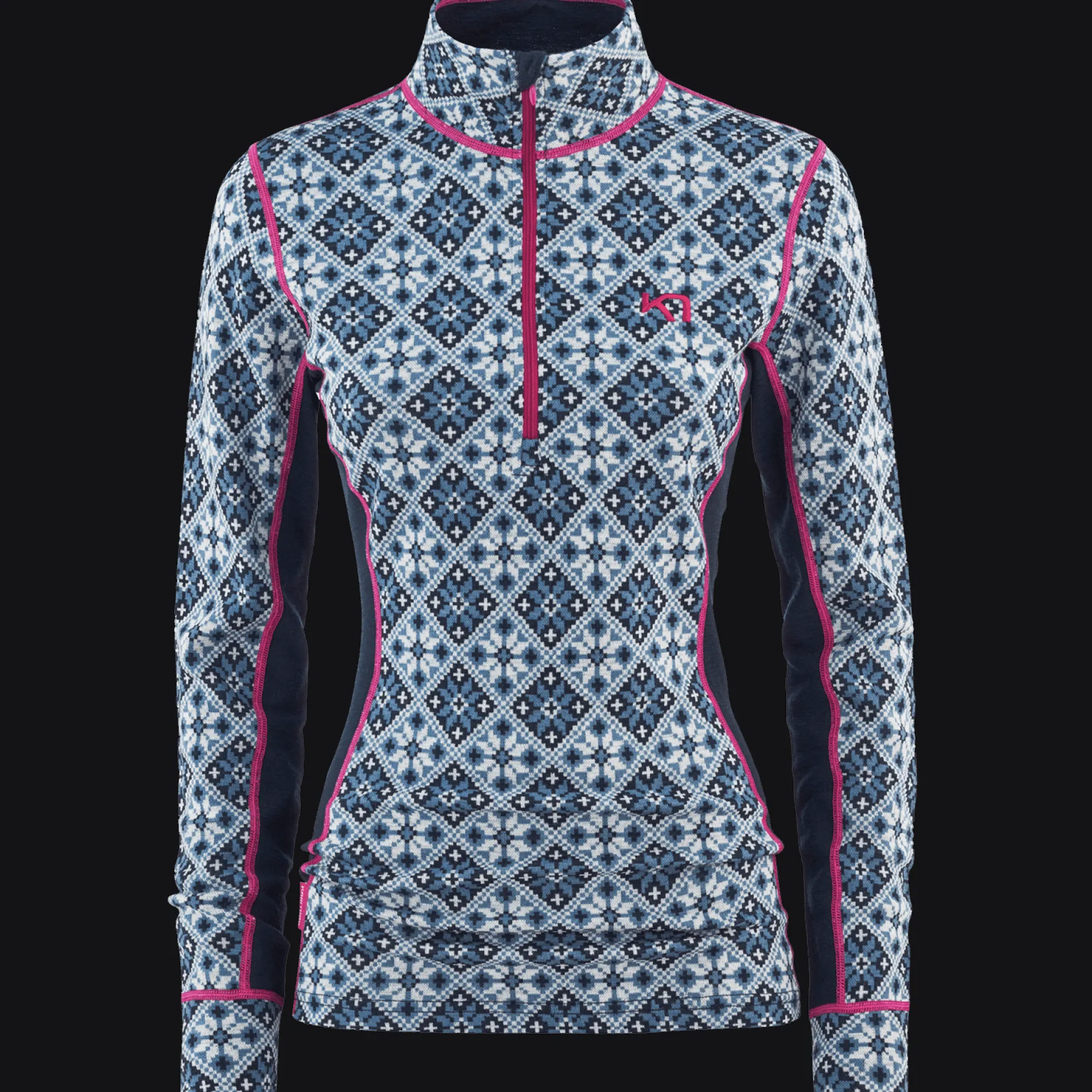 Rose Half Zip, Ulltroja, Dam