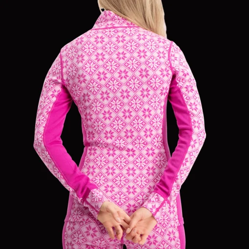 Rose Half Zip, Ulltroja, Dam