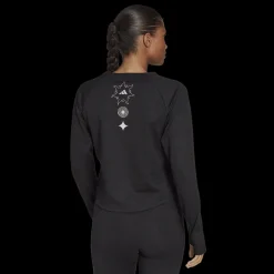 Run Icons 3-Stripes Warm Long-Sleeve Top, Traningstroja Dam