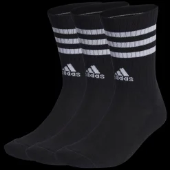 3-Stripes Cushioned Crew Socks 3 Pairs, Tennisstrumpor, Unisex