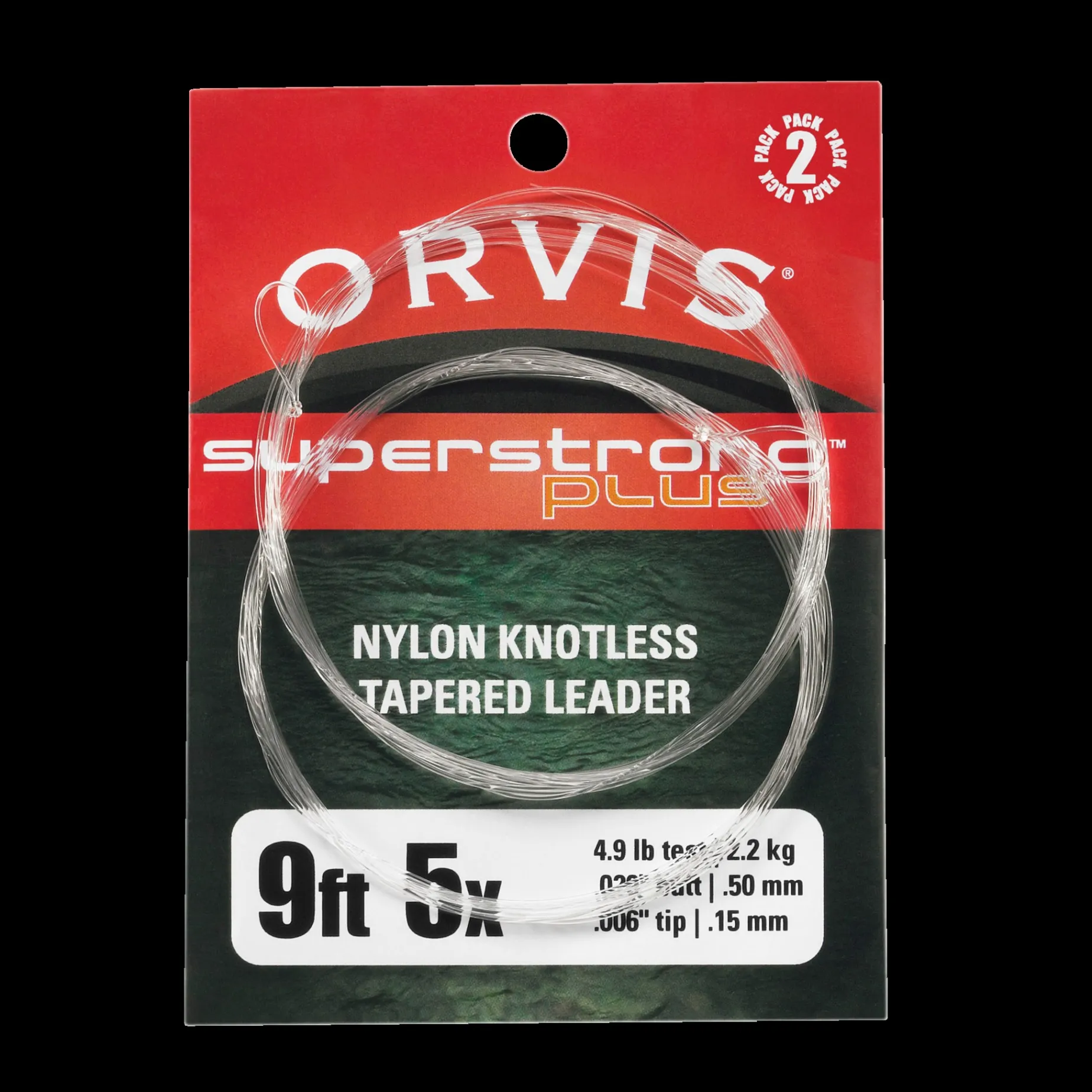 Superstrong 9', 2-Pack 7X 0,11Mm Clear