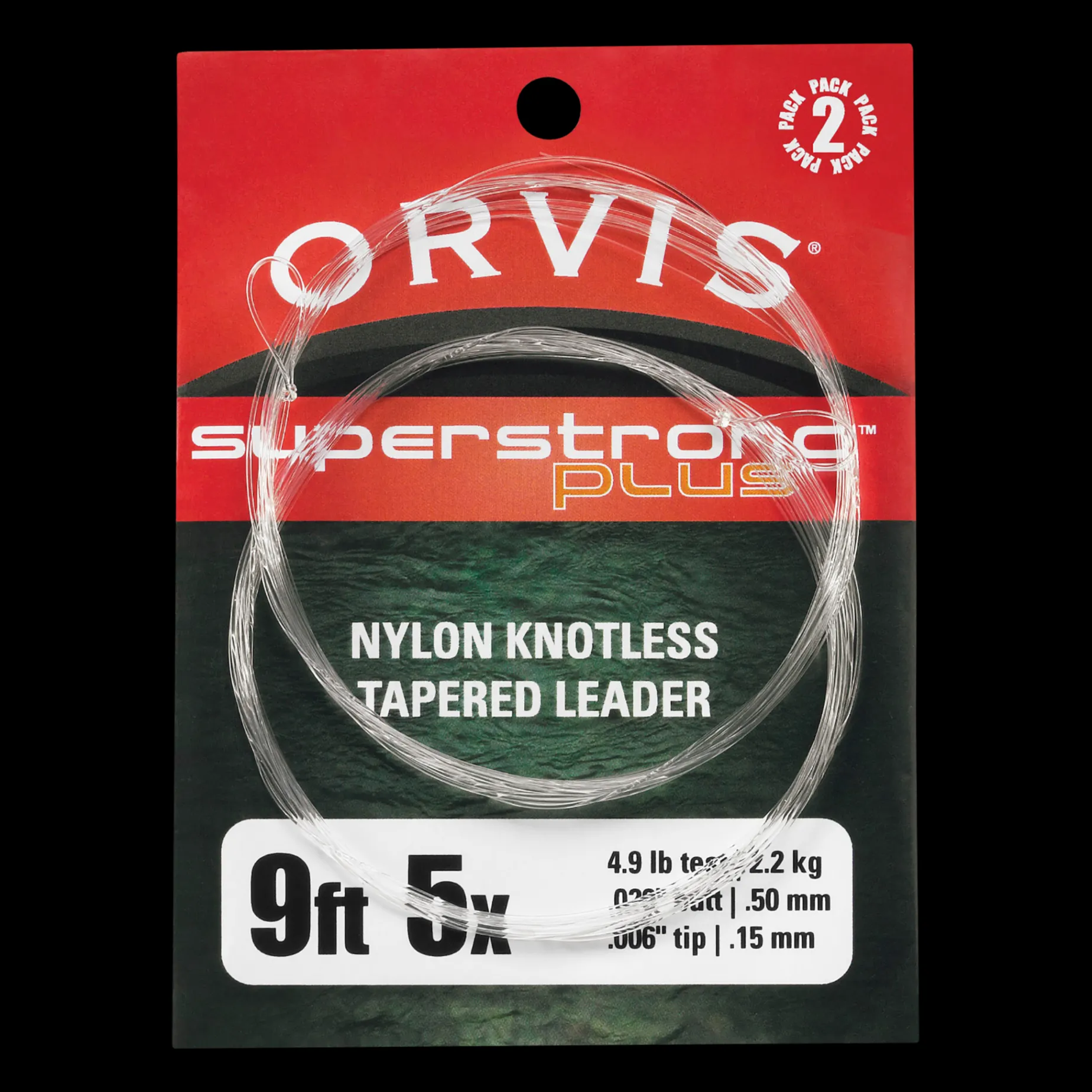 Superstrong 9', 2-Pack 7X 0,11Mm Clear