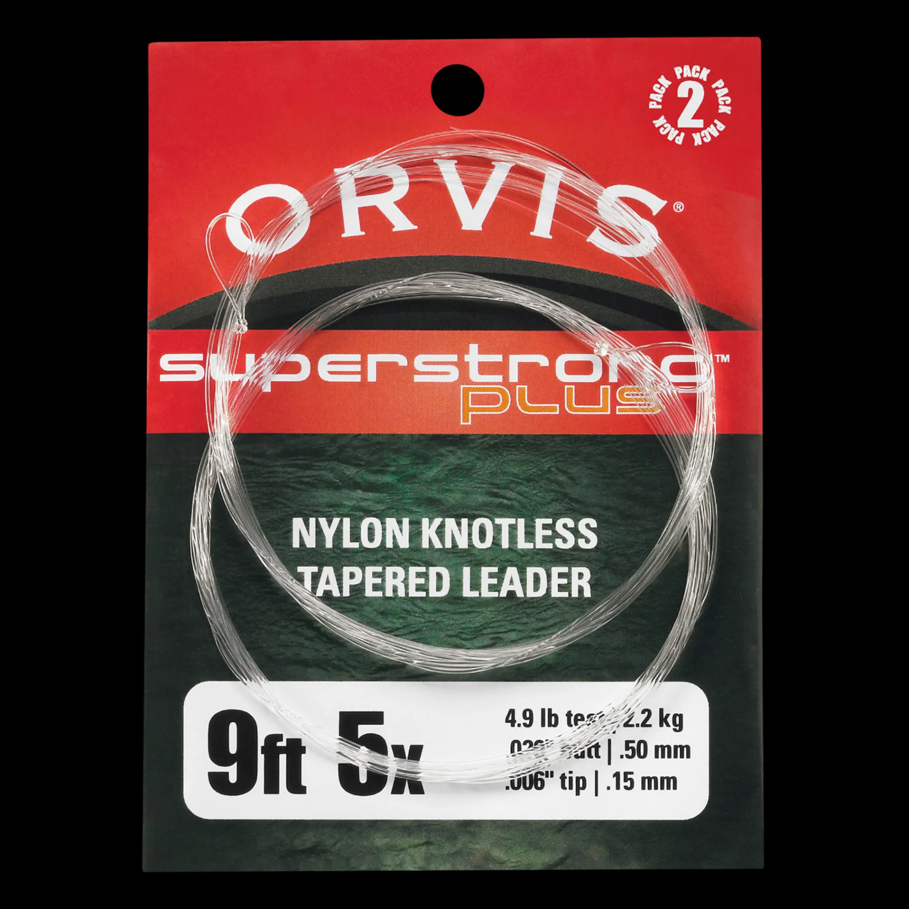 Superstrong 9', 2-Pack 6X 0,13Mm Clear