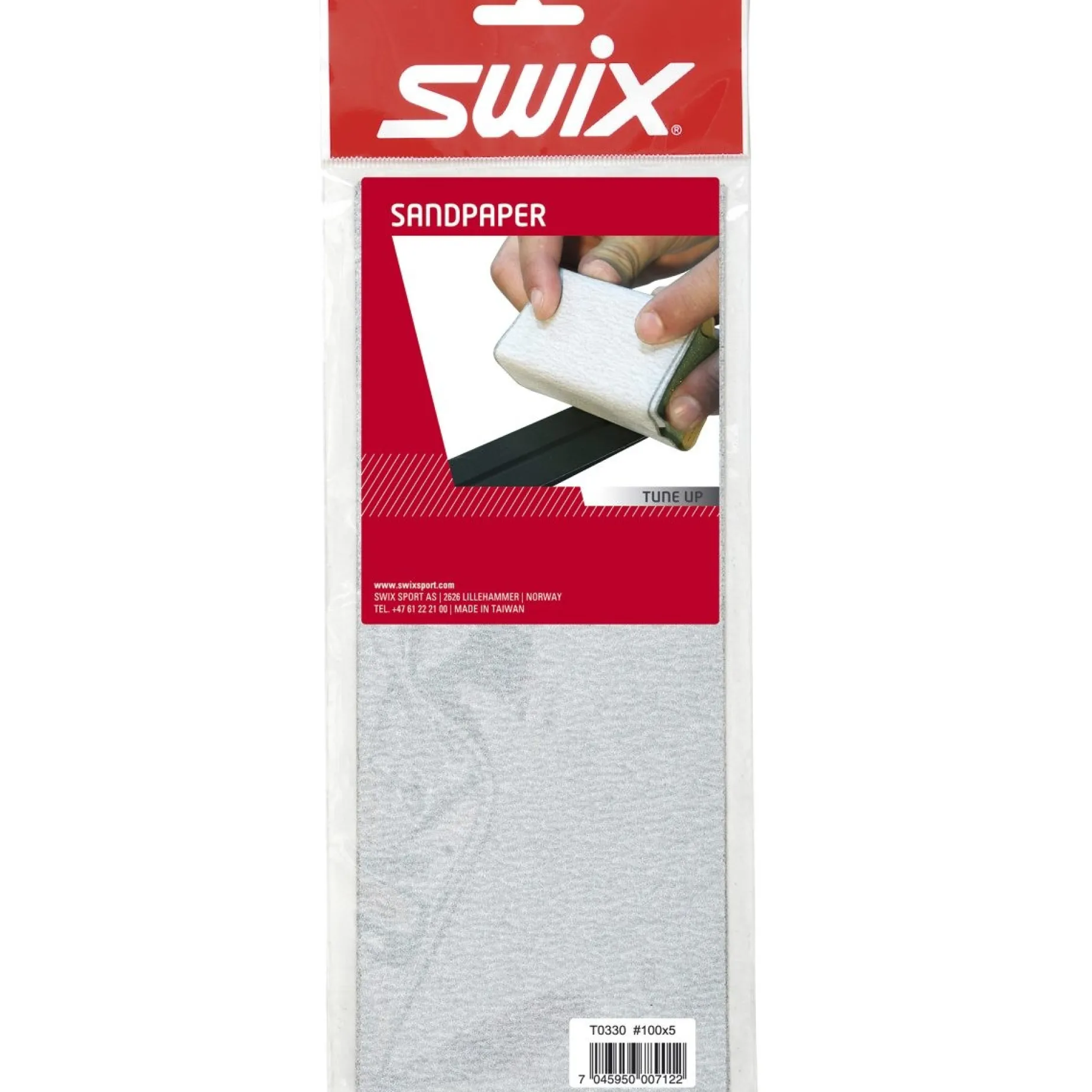Swix Acc T330 Sandpaper 5Pcs #100# 23/24, Slippapper K100