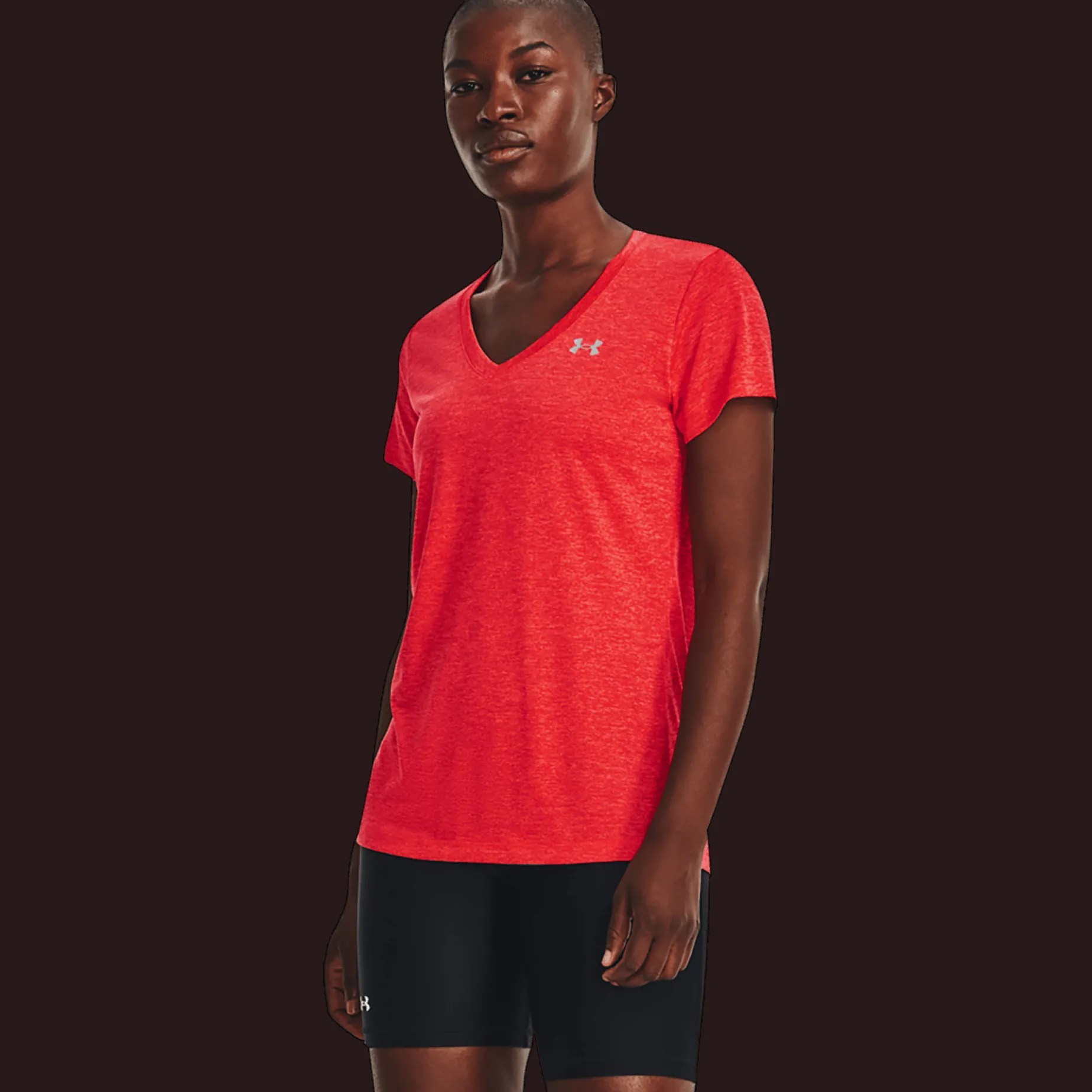 Tech Short Sleeve Twist, T-Shirt, Dam