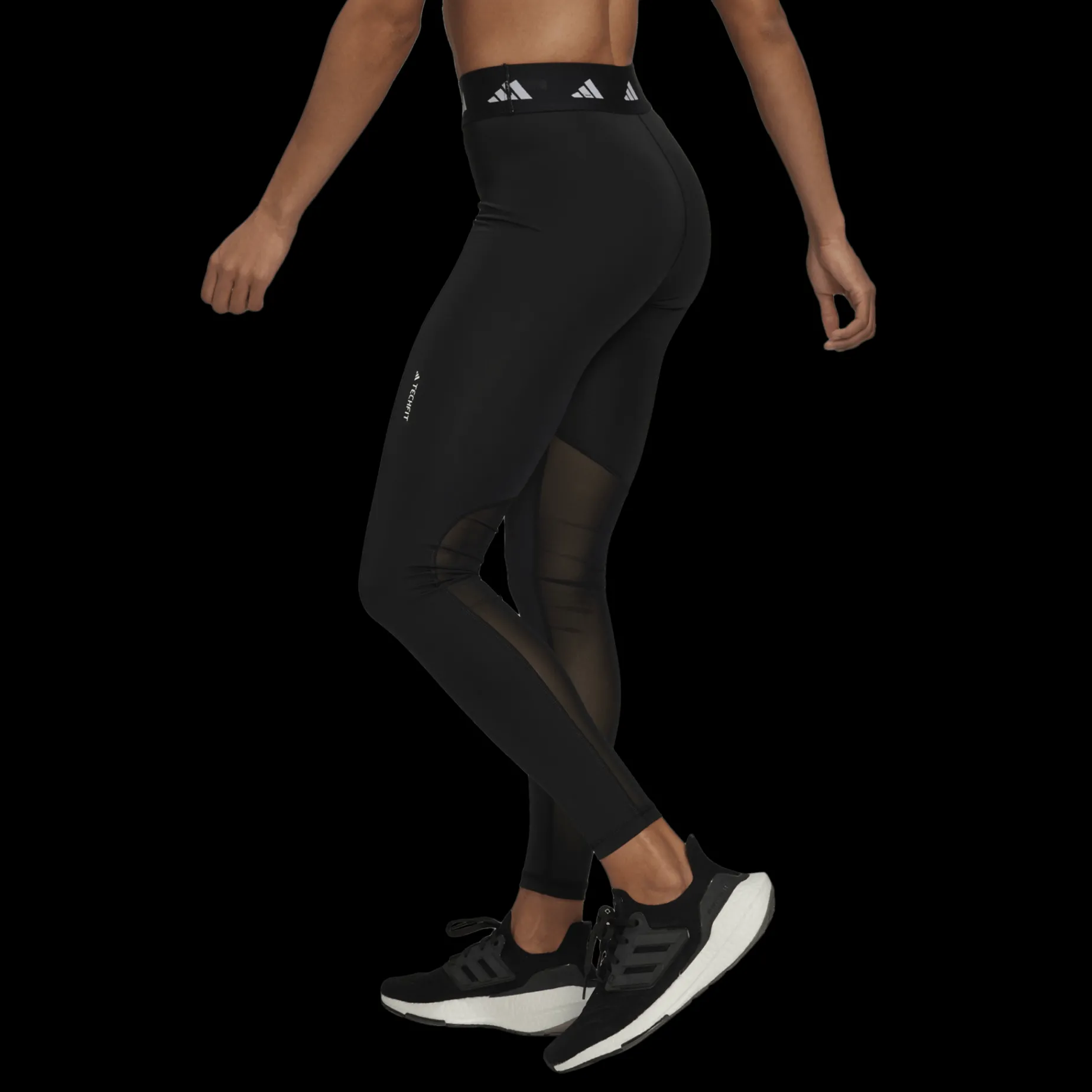 Techfit Long Tights, Traningstights Dam