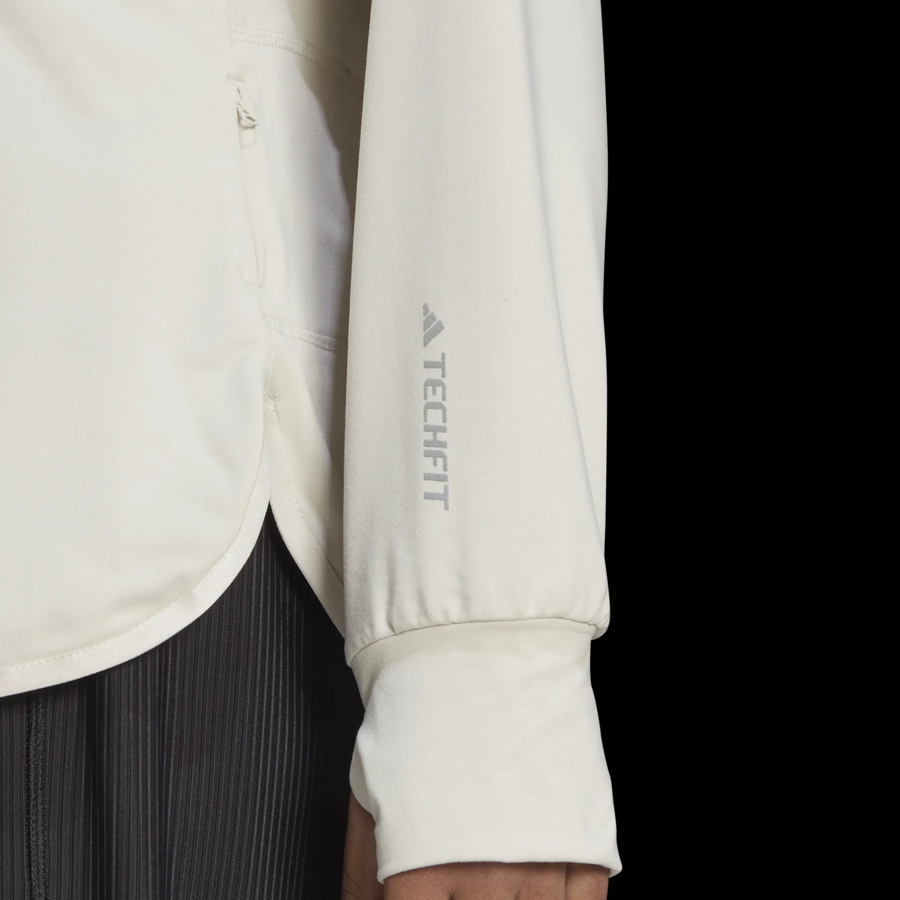 Techfit Warm Quarter-Zip Training Top, Traningstroja Dam