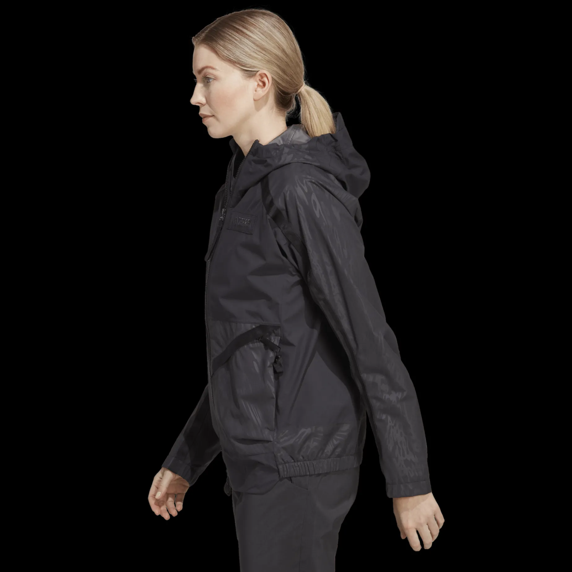 Terrex Utilitas Rain.Rdy 2,5 Layer Jacket, Regnjacka, Dam