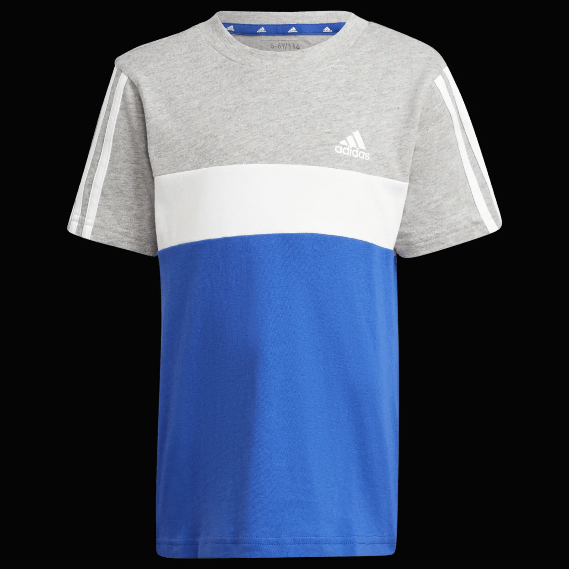 Tiberio 3-Stripes Colorblock Cotton T-Shirt, T-Shirt Junior
