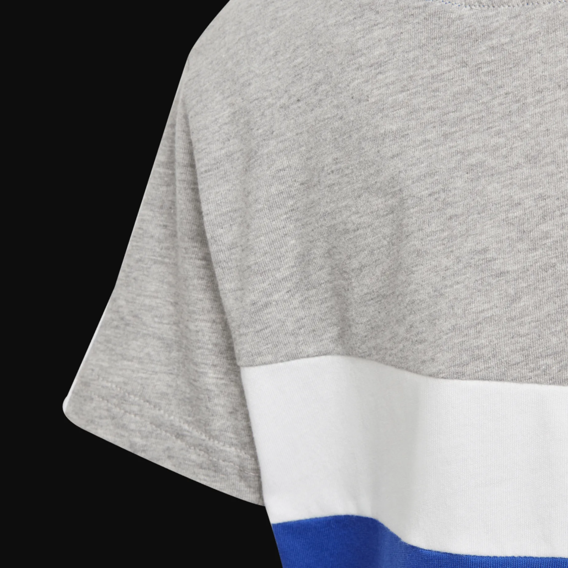 Tiberio 3-Stripes Colorblock Cotton T-Shirt, T-Shirt Junior