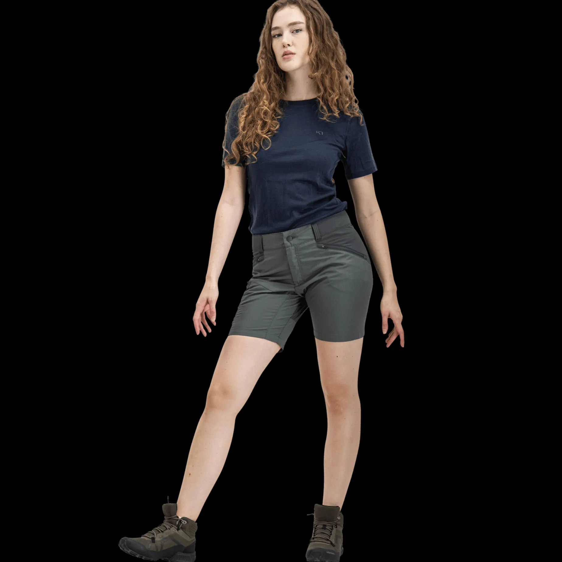 Tived Stretch Hybrid Shorts, Vandringsshorts Dam