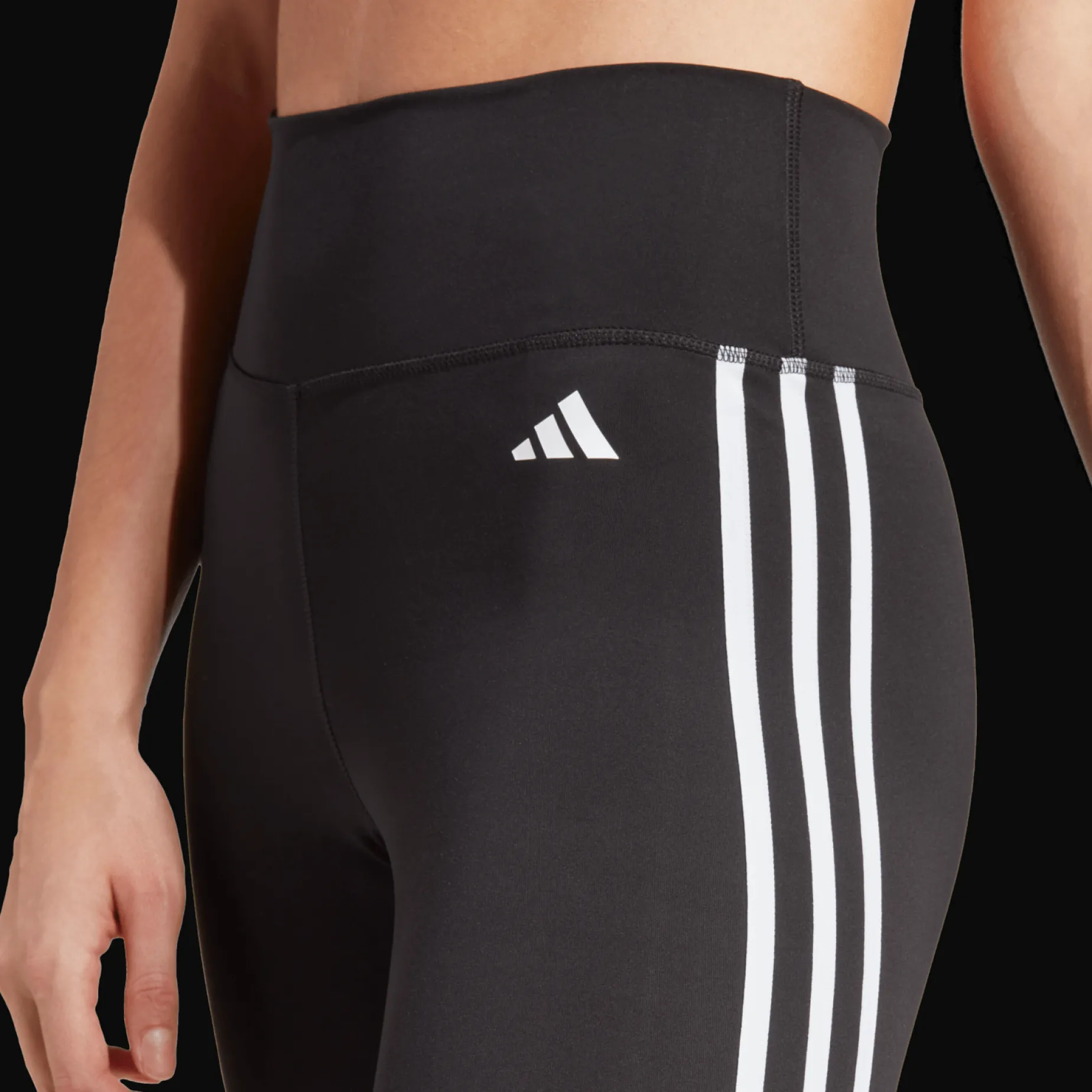 Train Essentials 3 Stripes High Waisted 7/8 Tight, Traningstights, Dam