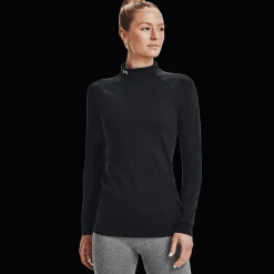 Ua Authentics Mock Neck, Kompressionstroja Dam