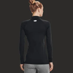 Ua Authentics Mock Neck, Kompressionstroja Dam