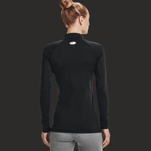 Ua Authentics Mock Neck, Kompressionstroja Dam