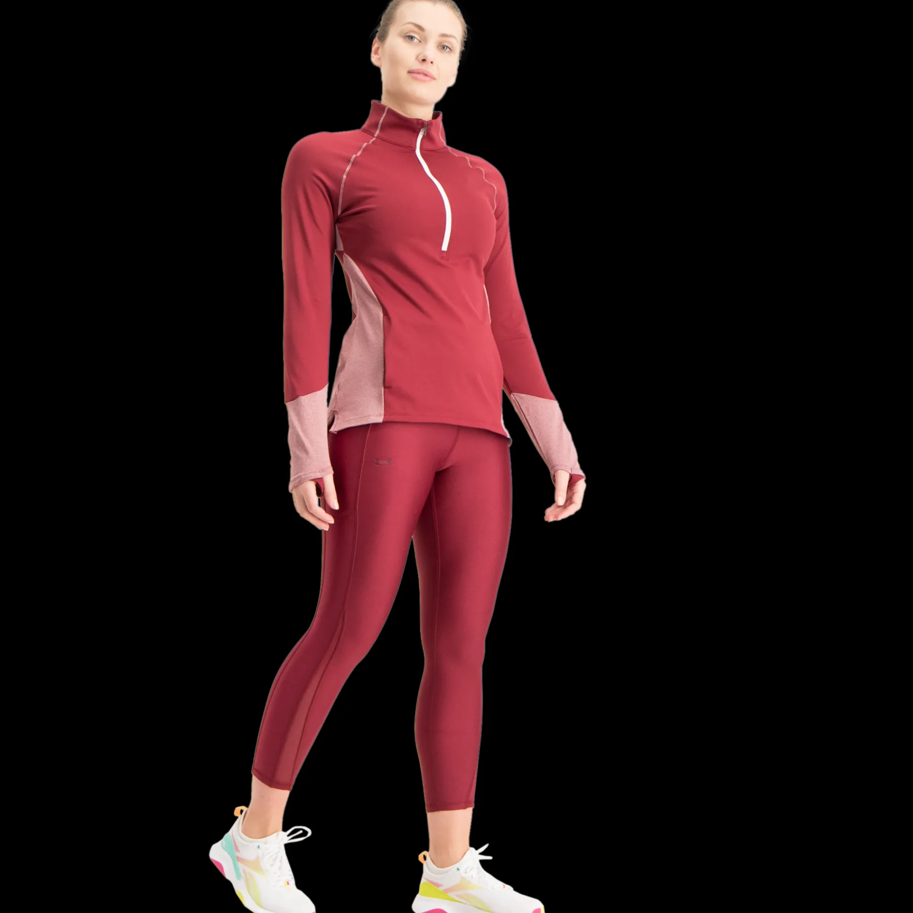 Ua Coldgear 1/2 Zip, Traningstroja Dam