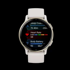 Vivoactive 5 Ivory & Cream Gold, Smartklocka, Multisportklocka, Unisex