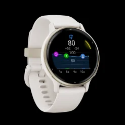 Vivoactive 5 Ivory & Cream Gold, Smartklocka, Multisportklocka, Unisex