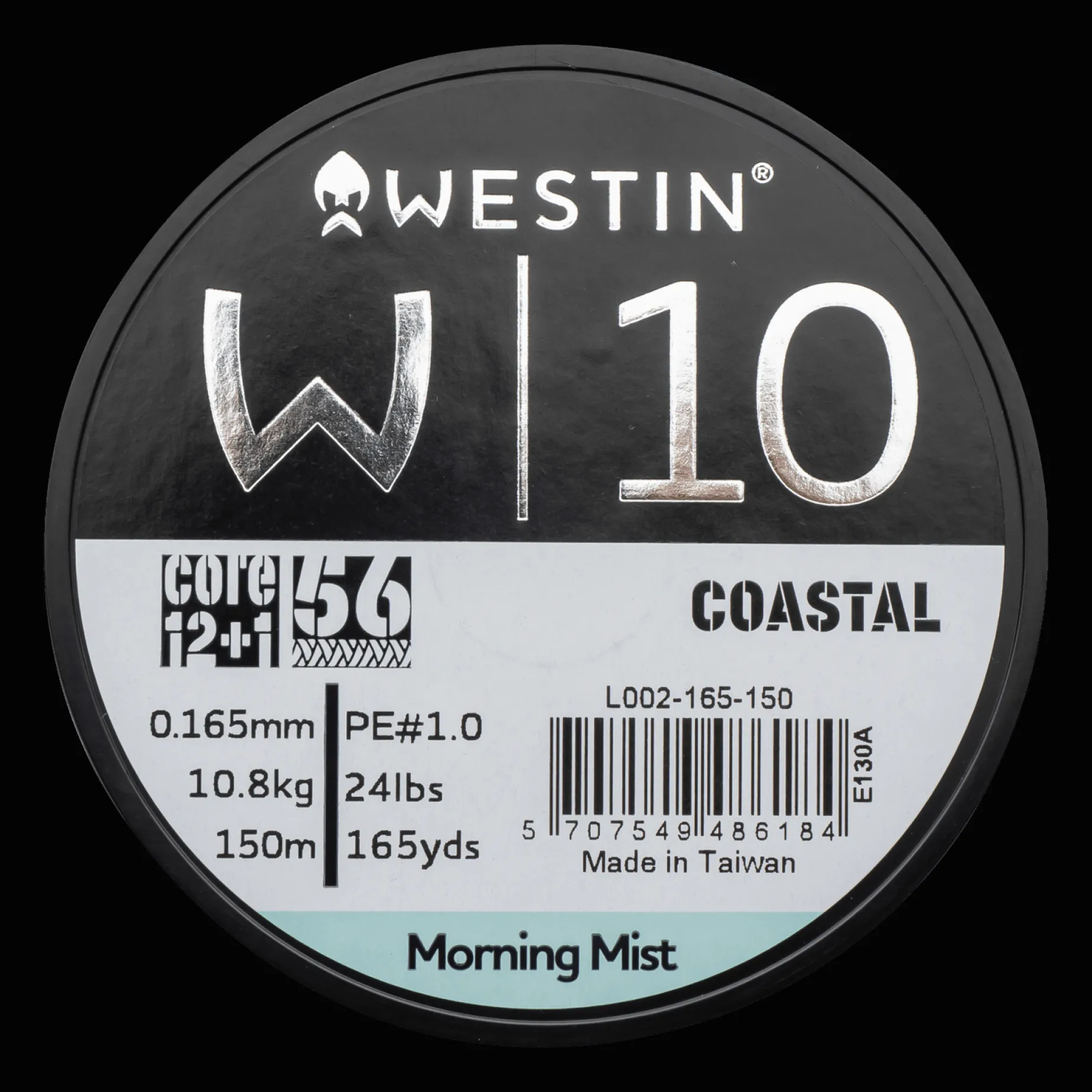 W10 13 Braid Coastal 0.165Mm 150M 10.8Kg, Fiskelina Multifilament