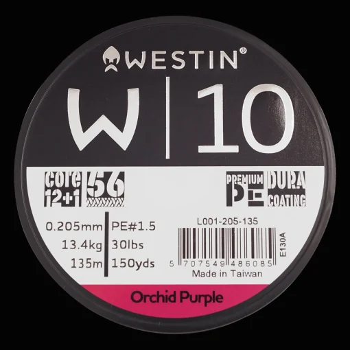 W10 13 Braid Orchid 0.205Mm 135M 13.4Kg, Fiskelina Multifilament