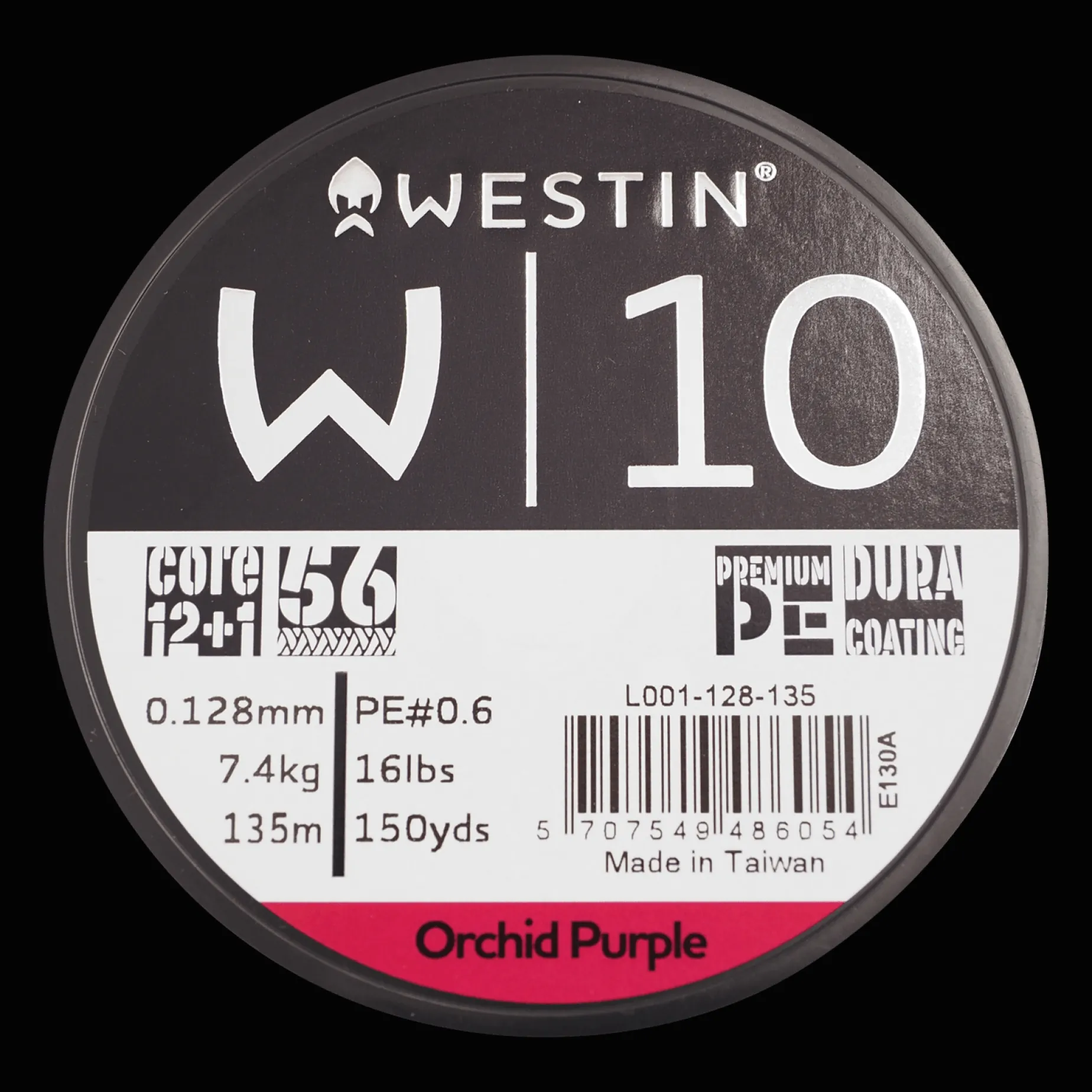 W10 13 Braid Orchid 0.128Mm 135M 7.4Kg, Fiskelina Multifilament