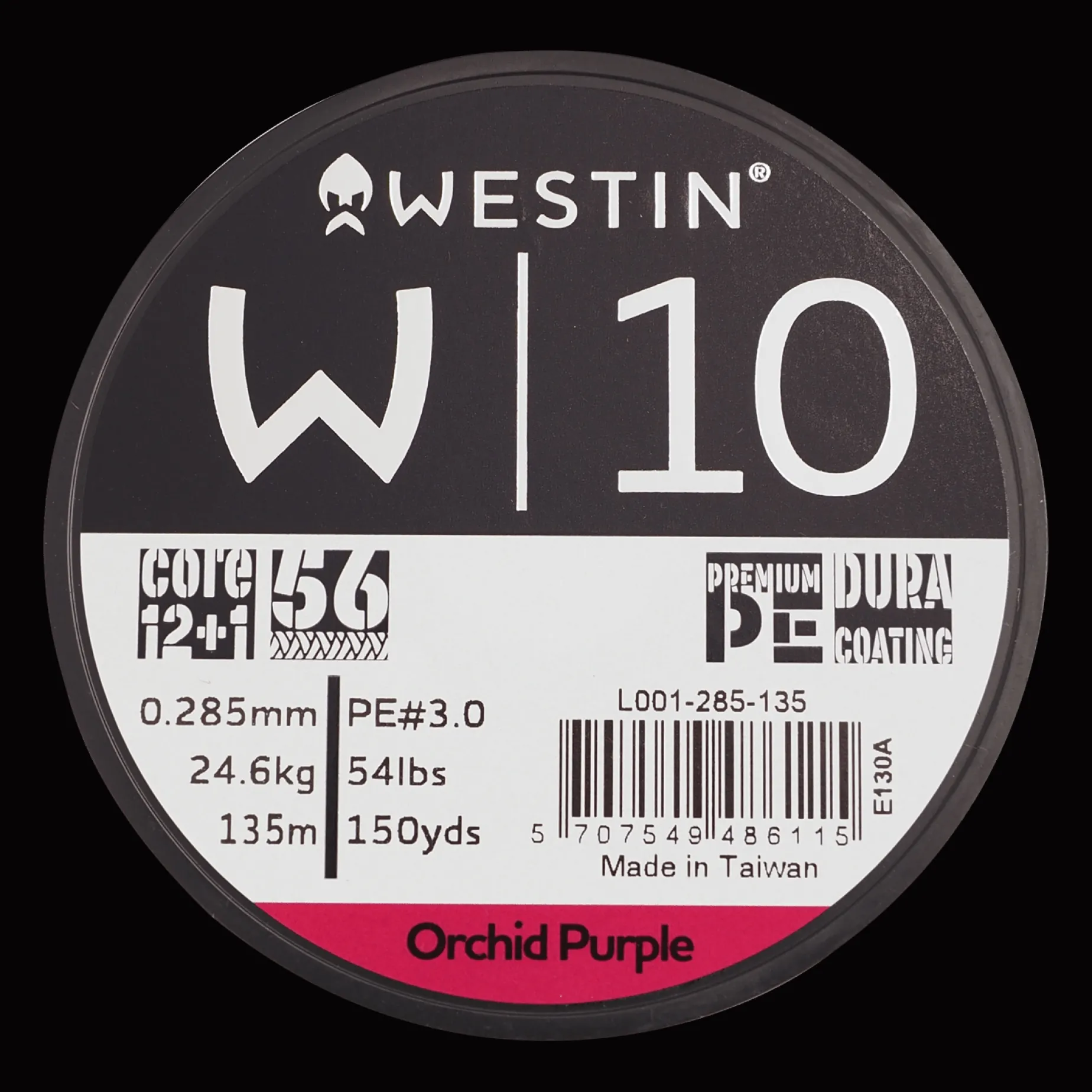 W10 13 Braid Orchid 0.285Mm 135M 24.6Kg, Fiskelina Multifilament