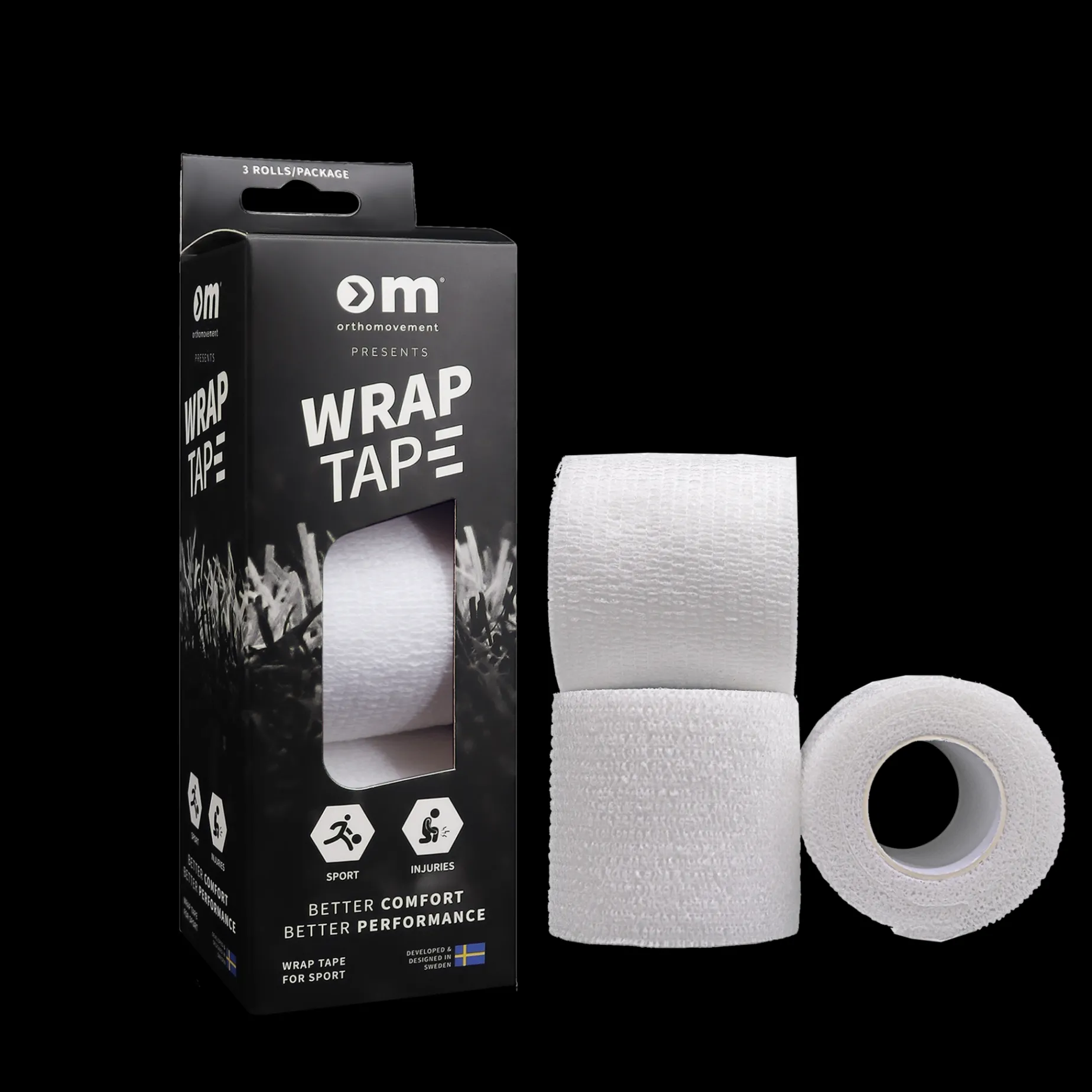 Wrap Tape 3 Pack, Fotbollstejp